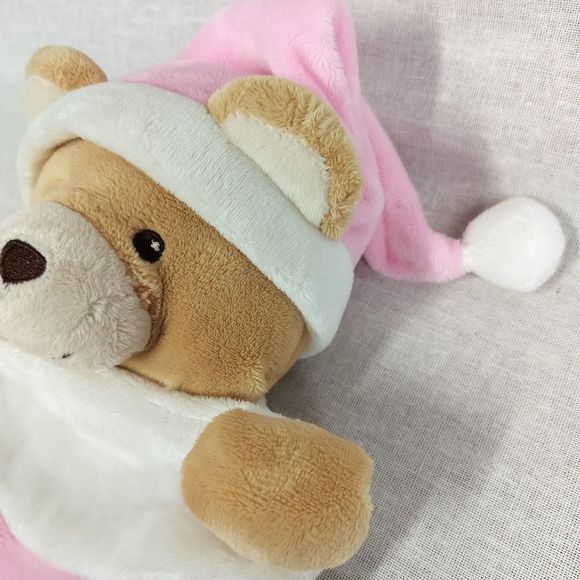 DAN DEE My 1st Christmas Santa Bear 16" Plush First STOCKING Baby GIRL PINK - Picture 8 of 11